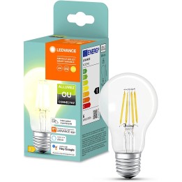 LEDVANCE LED 6w   E27 | Bluetooth | bianco caldo | luce dimmerabile compatibile  Amazon Alexa e Google