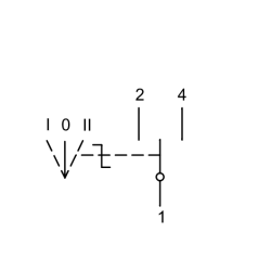 COMMUTATORE  DIN  1 mod  1-0-2    63Amp   Tracon    SVK1-63