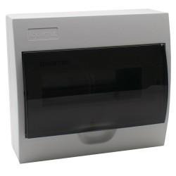 CENTRALINO a PARETE BIANCO 8 MODULI  IP40   COMTEC MF0015-01607