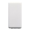 GW20056 COPRIFORO 1 POSTO - 1 MODULO - SYSTEM WHITE