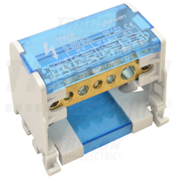 MORSETTIERA DIN 2P 80A 7 FORI  tracon flso25-2p7