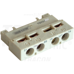 CONTATTO FRONTALE AUX 1NO+1NC x SALVAMOTORE TRACON TGV2E20