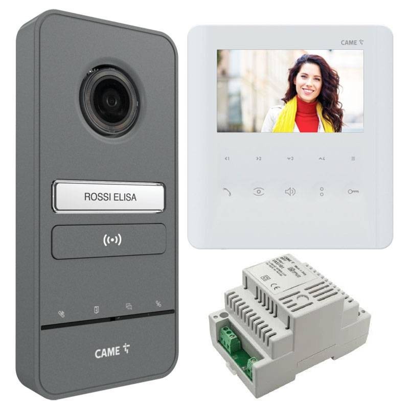 Kit videocitofonico monofamiliare Came BTP PLX V +LHS sistema X1 8K40CF-021