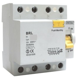 INTERRUTTORE DIFFERENZIALE PURO 4 POLI  300mA ( 0,3) COMTEC   (40A o 63A o 125A) A