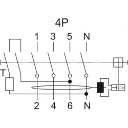 INTERRUTTORE DIFFERENZIALE PURO 4 POLI  300mA ( 0,3) COMTEC   (40A o 63A o 125A) A