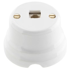 Presa telefono con plug 6/4...