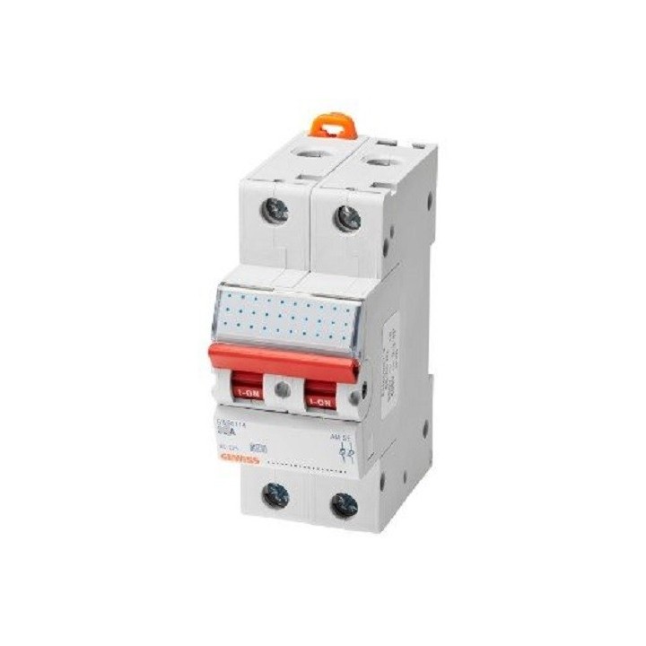 INTERRUTTORE DI MANOVRA SEZIONATORE - 2P 40A 415V - 2 MODULI GW96115
