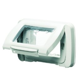 GW22451  PLACCA STAGNA  BIANCO 3 POSTI SYSTEM   GEWISS