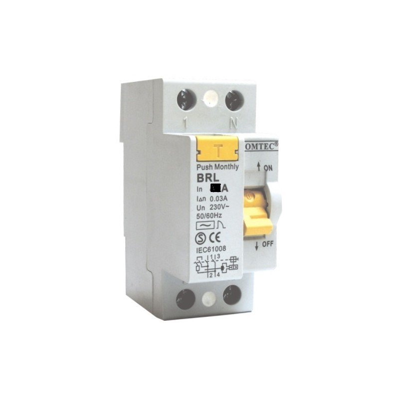 Differenziale  Puro  2 poli  25A o 40A  AC  300mA  (0,3A)  COMTEC  MF000119112  mf000119114