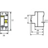 Differenziale  Puro  2 poli  25A o 40A  AC  300mA  (0,3A)  COMTEC  MF000119112  mf000119114