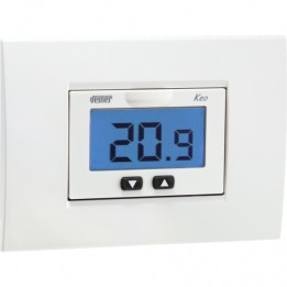 Vemer VE558300 – Termostato da incasso con alimentazione 230V KEO-A LCD