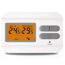 Termostato a PARETE Display LCD alimentazione c/batteria  AVIDSEN 103952