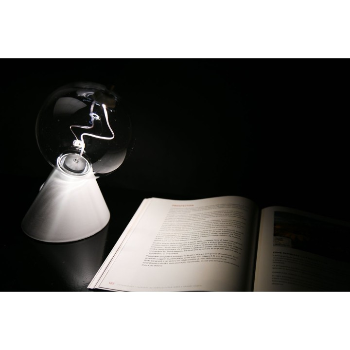BASE con Lampadina Led a sfera Satellite 4W E27 2700K  470 lm