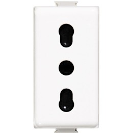 ( STOCK ) Presa bipasso  AM5180  EU 10/16 A - 250Vac  2P+T  MATIX standard italiano