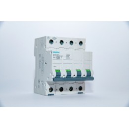 Interruttore magnet. 6KA 4p C 6A-63A Siemens 5SL64..7 ( non abbinabile con blocco vigi 5SM  )
