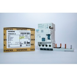 ( Stock )5SM2345-6 Blocco Differenziale 4 Poli 63A 30ma Tipo "A"  per Serie SY Siemens 5SM26466