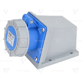 Presa industriale parete cee 2P+T 16A  230V  IP67  TICS-1132 TRACON