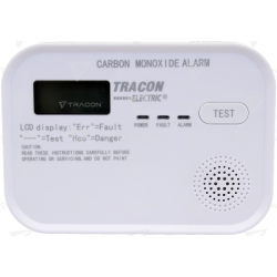 Rilevatore di monossido di carbonio (CO) certificato  EN 50291-  1:2018 - KM722364 Tracon CO218A