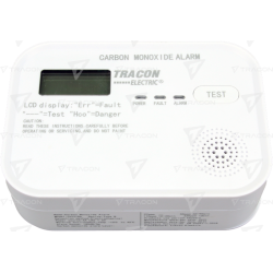 Rilevatore di monossido di carbonio (CO) certificato  EN 50291-  1:2018 - KM722364 Tracon CO218A