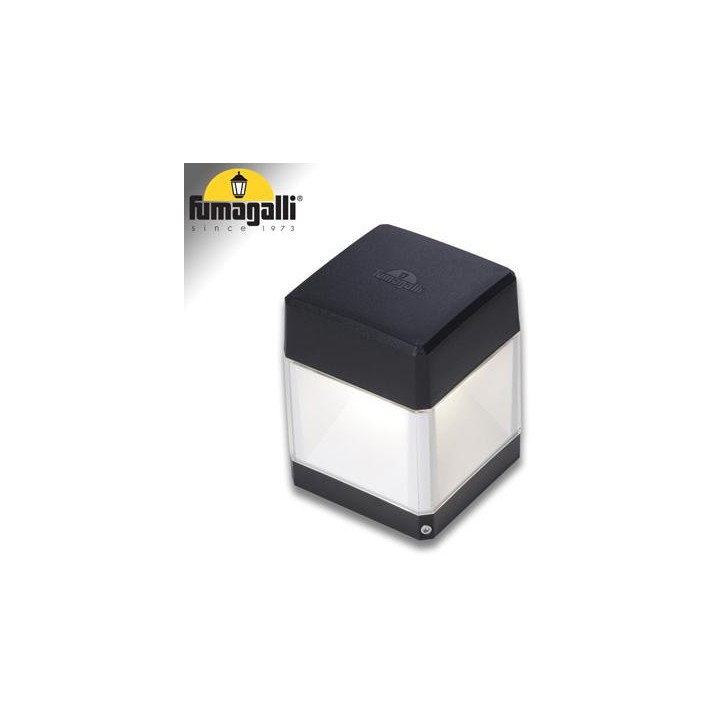 ELISA WALL NERO TRASP LED GX53 10W CCT 3WHITE