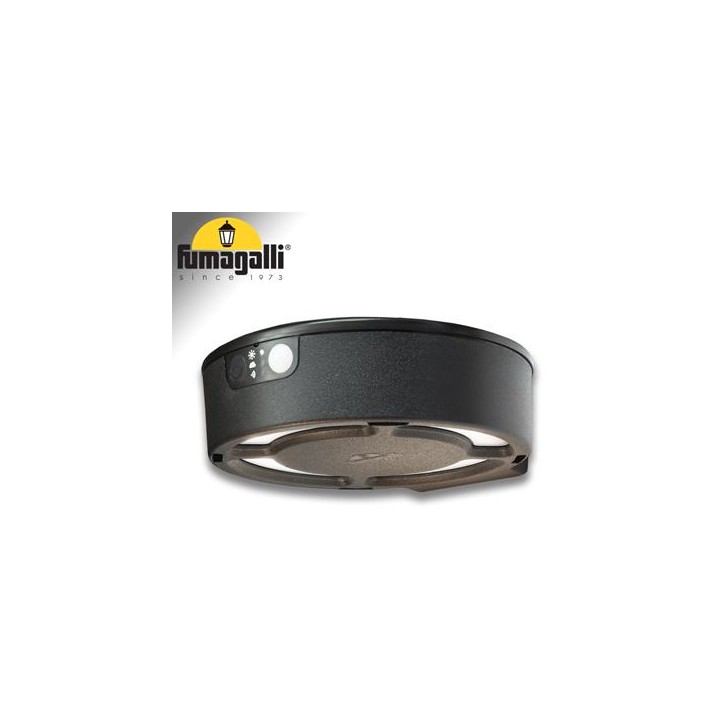 FORTUNATO NERO SOLAR LED Ø150 PIR CCT SET