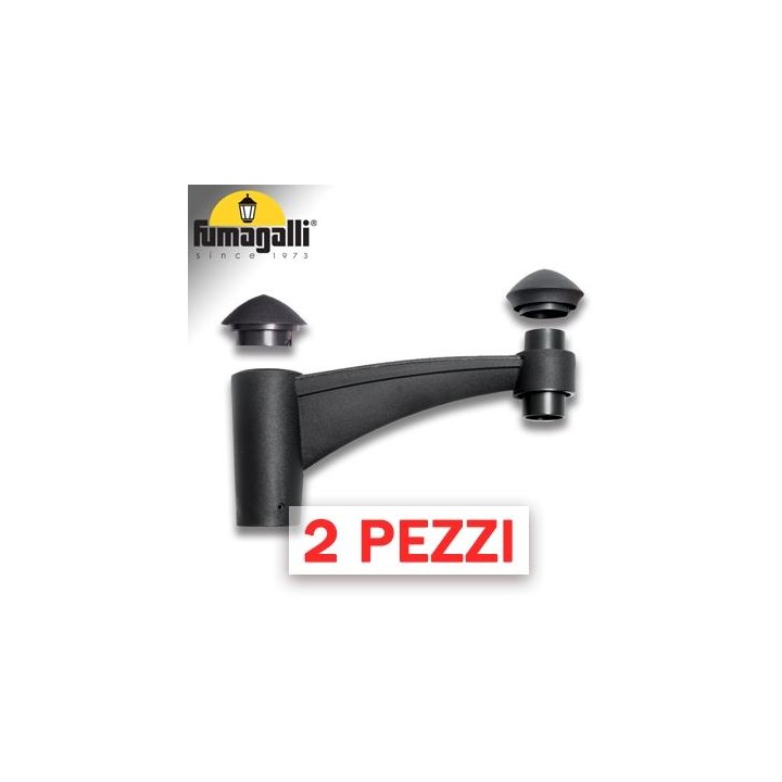 2x MIDIPILAR SYSTEM 1L NERO