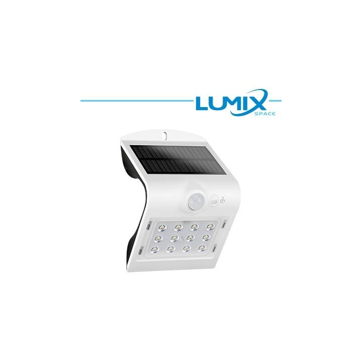 Lampada da parete LED solare senza fili con Sensori 220lm