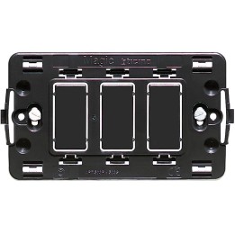 503R  Supporto a 3 moduli  Magic  Ticino   per scatola 503E