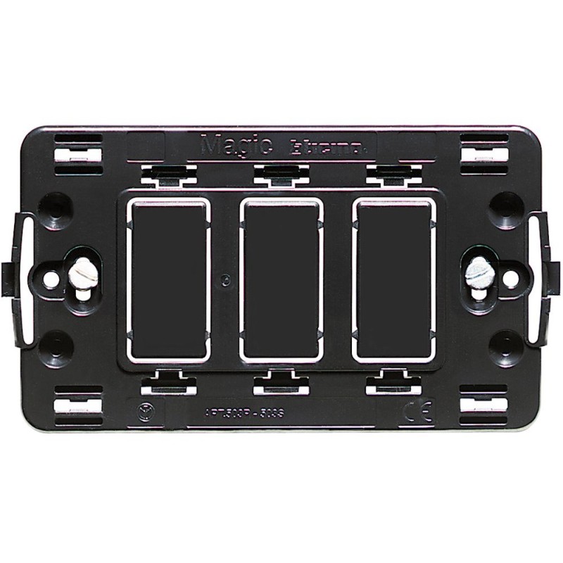503R  Supporto a 3 moduli  Magic  Ticino   per scatola 503E