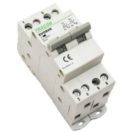 COMMUTATORE di Linea DIN  2 mod  1-0-2   230V  ( 32A  o  63A  )  Tracon SVK2     250v