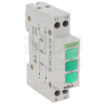 LAMPADA SPIA 3 LUCI VERDE 1mod DIN 230V   SLJL-AC230-3Z TRACON
