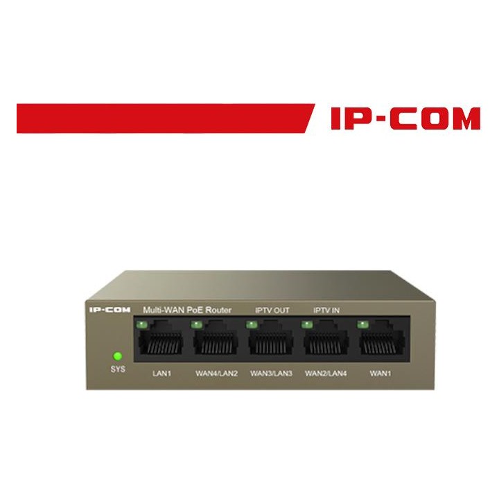IP-COM Router 5 PoE porte Cloud Managed 
