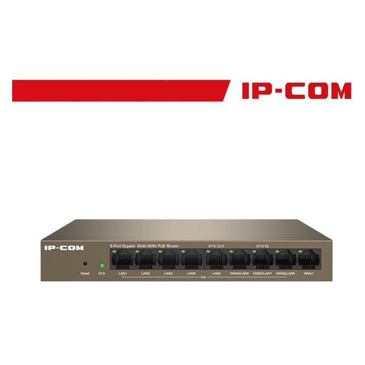 IP-COM Router 8 PoE porte Cloud Managed