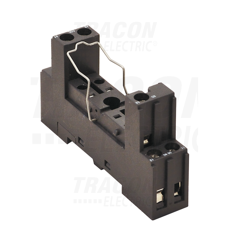 ZOCCOLO 1 mod x MINIRELE x CIRCUITO 1nc+1no RSPSF-08AE
