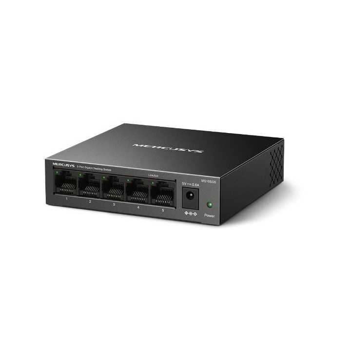 Switch 5-Porte Metallo 10/100/1000Mbps - Mercusys MS105GS