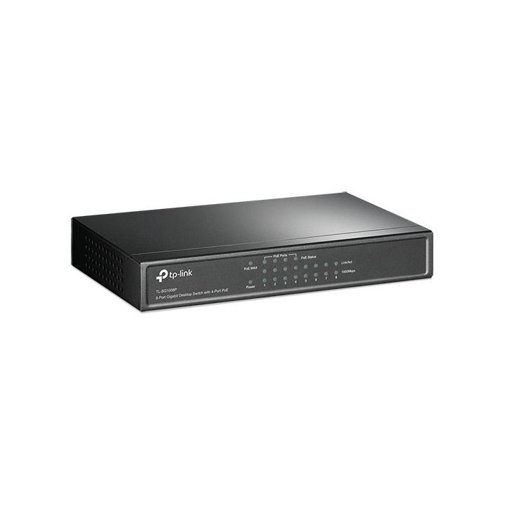 Desktop switch 8 porte gigabit 4 porte PoE 55W TL-SG1008P
