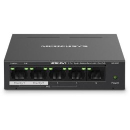 Switch Desktop 5 porte 10/100/1000 PoE+  - Mercusys MS105GP