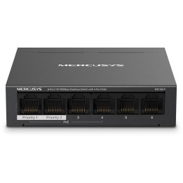 Switch Desktop 6 Porte 10/100Mbps con 4 Porte PoE+