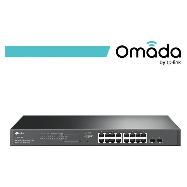 Omada Switch Smart Gigabit 18 Porte di cui 16 PoE+ - SG2218P