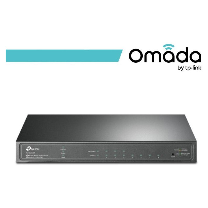Omada Switch Smart Desktop con 8 Porte Gigabit di cui 4 PoE+