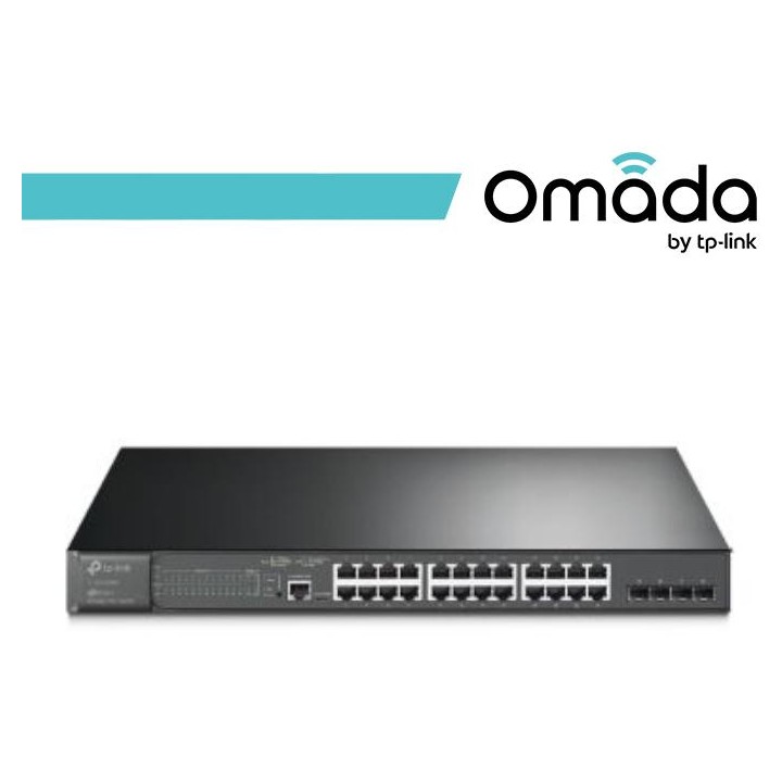 Omada Switch 24 Porte Gigabit PoE+ e 4 Slot SFP