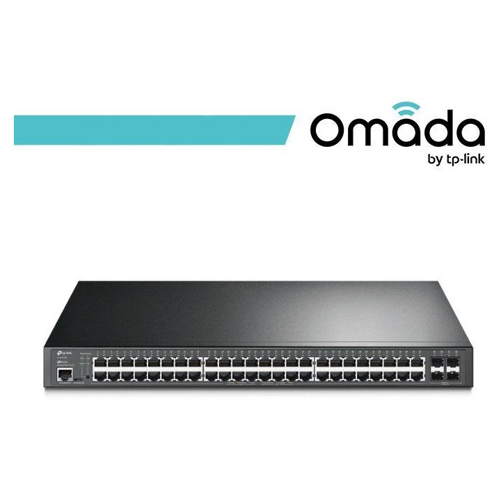 Omada Switch L2+ con 48 Porte Gigabit PoE+ 4 SFP - SG3452P