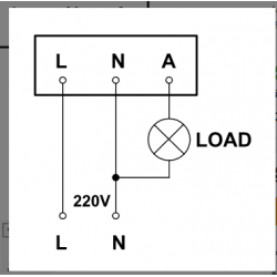 CREPUSCOLARE DA PARETE  IP44   ALK-OUT   TRACON