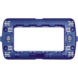 LN4704 Supporto 4 moduli per placche quadre Livinglight e Living International -