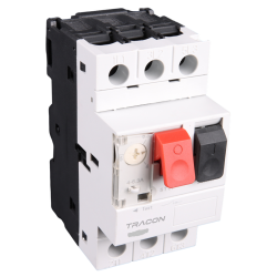 SALVAMOTORE MAGNETOTERMICO 3 POLI TARABILE GUIDA DIN 3 MODULI Comtec-Tracon