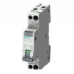 MAGNETOTERMICO DIFFERENZIALE  4,5KA  1P+N  C 30mA  1 MODULO DIN SIEMENS 5SV1313-1KK06 5SV1313-1KK10 5SV1313-1KK16
