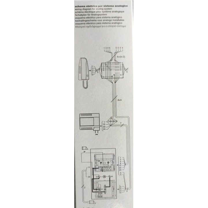 334202 Ticino Citofono Sprint installabile in impianti analogici e digitali