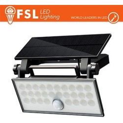 Faro da esterno solare con sensore di movimento 60w (6 led)