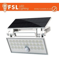 Faro da esterno solare con sensore di movimento 60w (6 led)