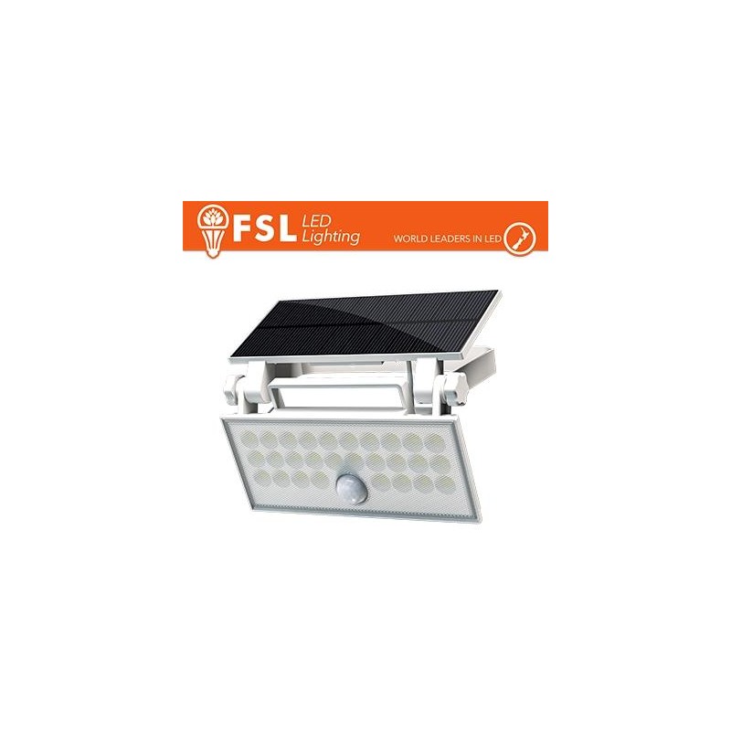 Faro da esterno solare con sensore di movimento 60w (6 led)